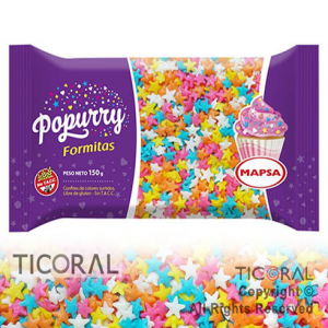 FORMITAS PARA CUPCAKES ESTRELLAS 1 X 150GRS MAPSA